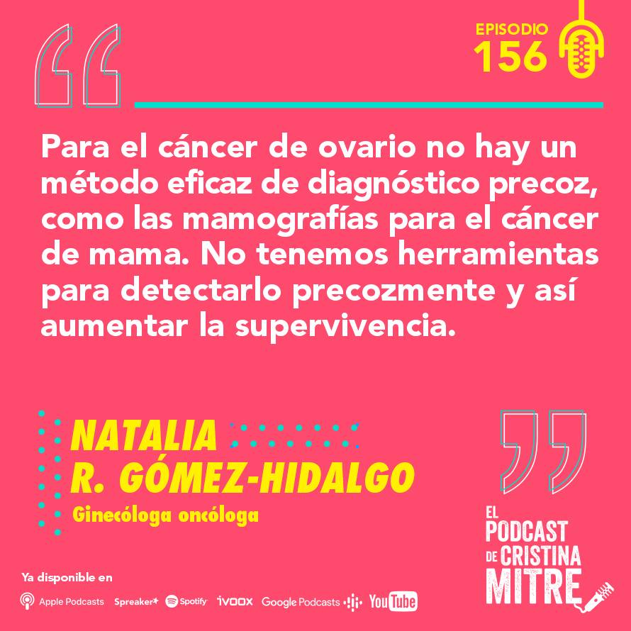 cáncer de ovario El podcast de Cristina Mitre diagnóstico