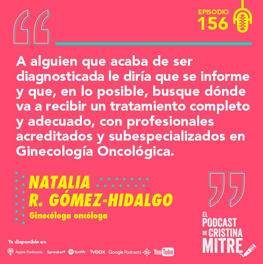 cáncer de ovario El podcast de Cristina Mitre tratamiento