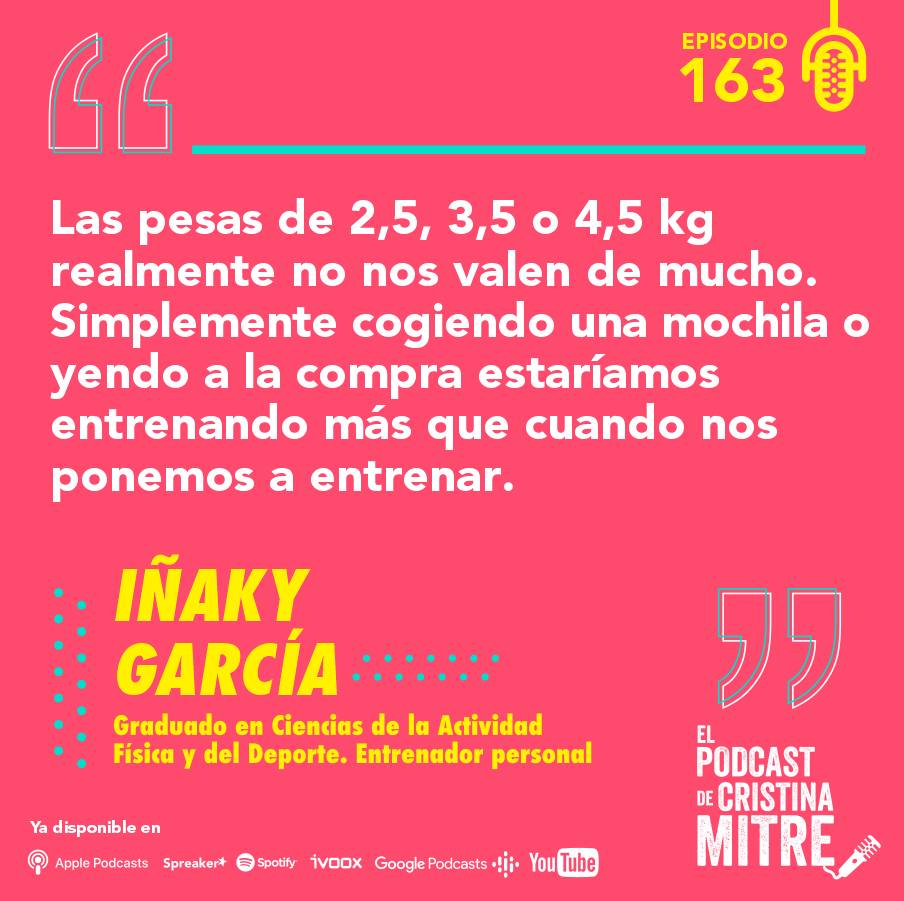 Iñaky García El podcast de Cristina Mitre Entrenamiento de fuerza