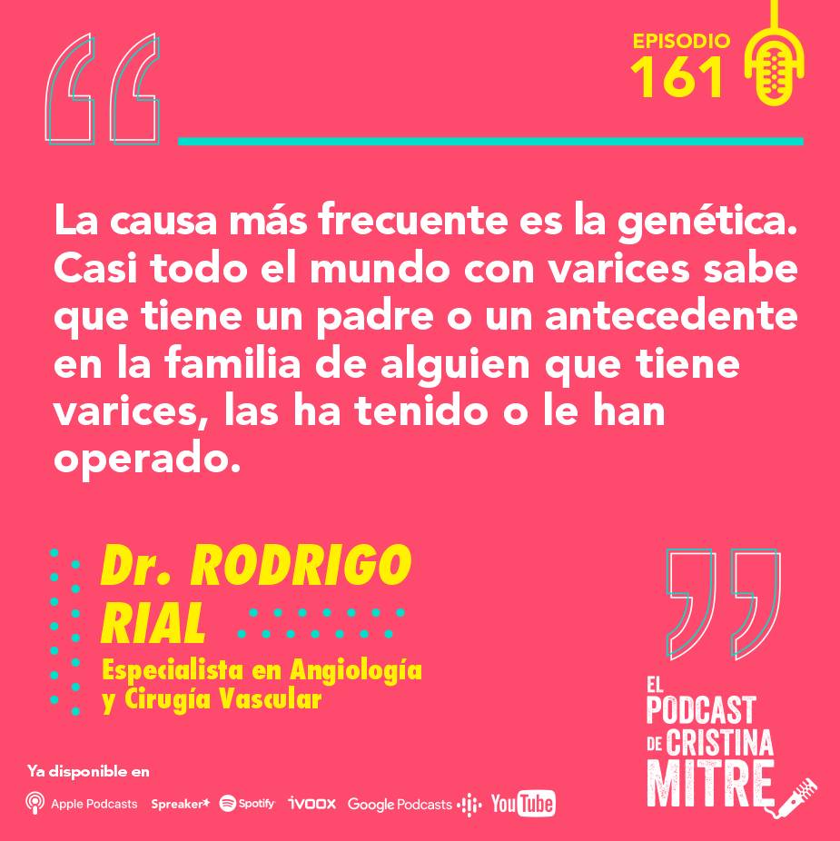 Enfermedad venosa crónica Podcast de Cristina Mitre Dr. Rial