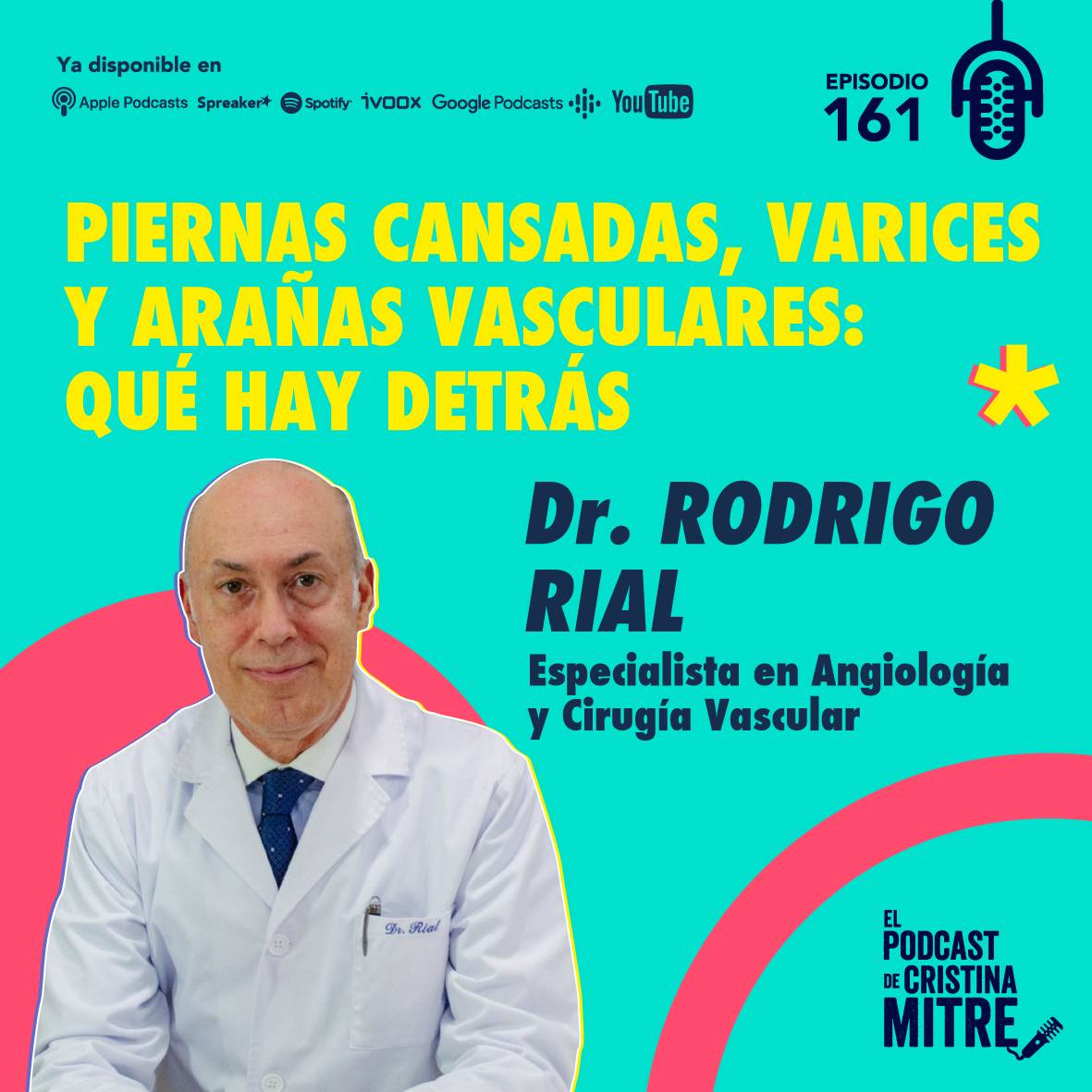 Piernas cansadas varices Podcast de Cristina Mitre Dr. Rial