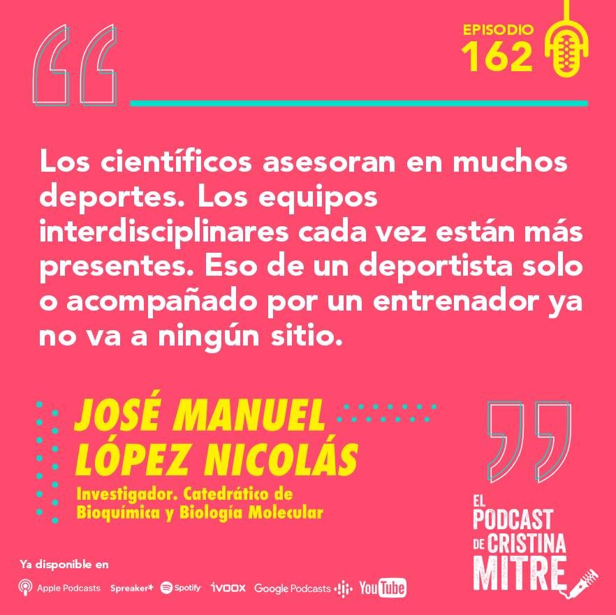 el podcast de cristina mitre deporte y ciencia Lopez nicolas
