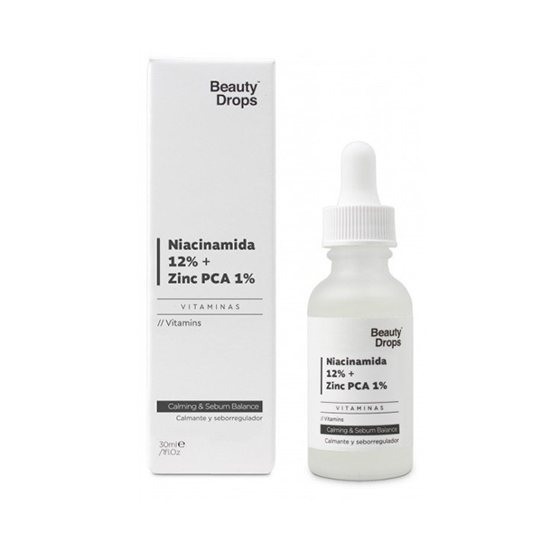 Niacinamida 12% + Zinc PCA 1% de Beauty Drops (venta en Primor). Precio: 6,95€