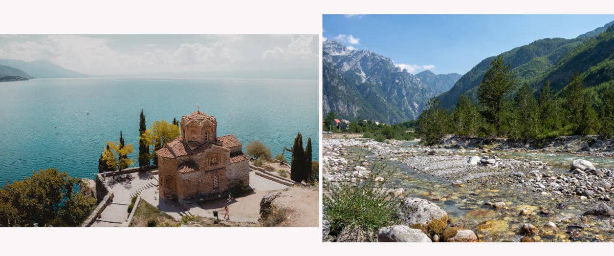Lago Ohrid y Montañas malditas